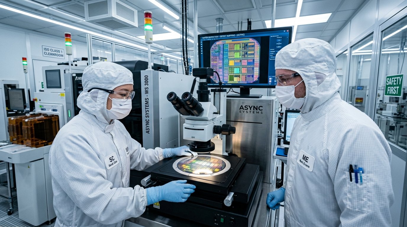 Semiconductor Microchip Fabrication Cleanroom